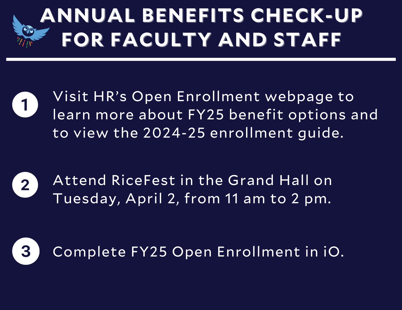Open Enrollment To Do List